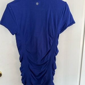 Athleta Blue Short Sleeve Tee for Effortless Style
